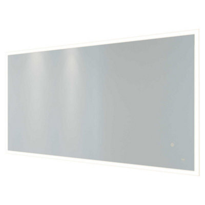 RAK Ceramics Rak Cupid 1200X600mm Rectangular Illuminated Bathroom Mirror With Demister & Shaving Socket - image 1