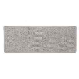 Floordirekt Sisal Look Self Adhesive Edged Soft Sisal Stair Tread Mat For Indoor Stairs Rectangular Silver 23.5 X 65 Cm - thumbnail 4