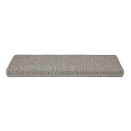 Floordirekt Sisal Look Self Adhesive Edged Soft Sisal Stair Tread Mat For Indoor Stairs Rectangular Silver 23.5 X 65 Cm - thumbnail 5