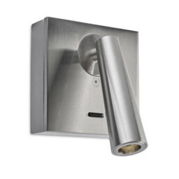 Luminosa Lighting Luminosa Gamma Led Wall Reading Light Satin Nickel 175Lm 2700K