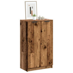 Berkfield Shoe Cabinet Old Wood 59X35X100.5 Cm Engineered Wood - thumbnail 1