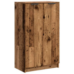 Berkfield Shoe Cabinet Old Wood 59X35X100.5 Cm Engineered Wood - thumbnail 2