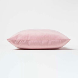 Homescapes Pink Velvet Cushion, Bolster 30 X 50 Cm - thumbnail 4