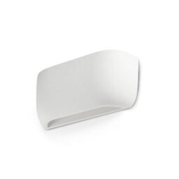 Luminosa Lighting Luminosa Kappu Plaster Wall Lamp White 2X E14 - thumbnail 1