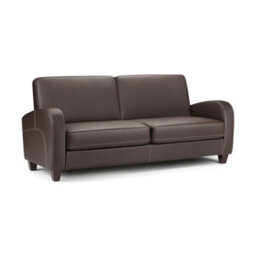 Oakham Premium Stylish Chestnut Brown Vivo 3 Seater - thumbnail 1