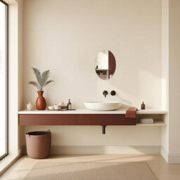 Mood Premium Oval Bathroom Mirror Gold Framed Wall Mounted, Frame Modern & Stylish (50Cm X 40Cm) - thumbnail 5