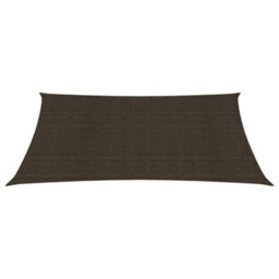 Berkfield Sunshade Sail 160 G/m2 Brown 2.5X4 M Hdpe - thumbnail 2