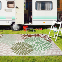 Homeart Outdoor Indoor Rug, Easy Clean, Uv Weather Resistant Rug For Patio, Gardenbellis Mix,200X290Cm - thumbnail 3