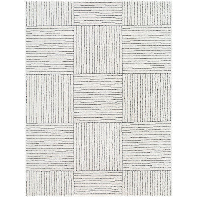 Livabliss Galey Alix Architect-Modern Ivory Brown Graphic High Pile Living Dining Bedroom Rug 80 X 220 Cm Easy Care, Non Shedding - image 1