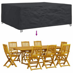 Walplus Outdoor Furniture Cover Black 300 X 250 X 100 Cm 420D - thumbnail 9