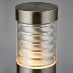 2 Pack Outdoor Ip44 Bollard Light Marine Grade Steel Lamp Post Garden Patio - thumbnail 4