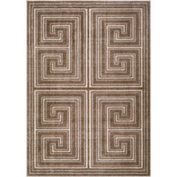 Livabliss La Luna-Global Brown Taupe Grey Graphic Living Dining Bedroom Rug 200 X 275 Cm Easy Care, Non Shedding - thumbnail 2