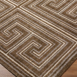 Livabliss La Luna-Global Brown Taupe Grey Graphic Living Dining Bedroom Rug 200 X 275 Cm Easy Care, Non Shedding - thumbnail 6
