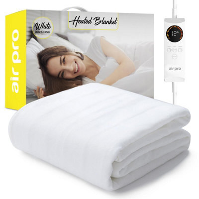 Air Pro Electric Blanket - Fully Fitted Mattress Cover With Elastic Straps - Dual Controllers - Small Double - 120X190Cm - image 1