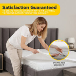 Air Pro Electric Blanket - Fully Fitted Mattress Cover With Elastic Straps - Dual Controllers - Small Double - 120X190Cm - thumbnail 3
