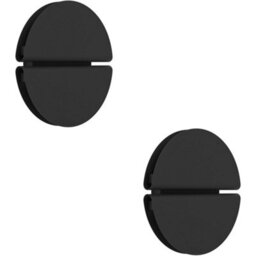Loops 2 Pack Sleek Modern Design Black Led Wall Light For Indoor Home Illumination