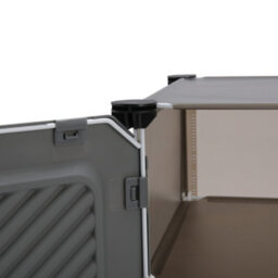 Breeins 6 Tier Double-Row Foldable Shoe Cabinet With Doors For 24 Pairs Of Shoes At The Entrance - thumbnail 7