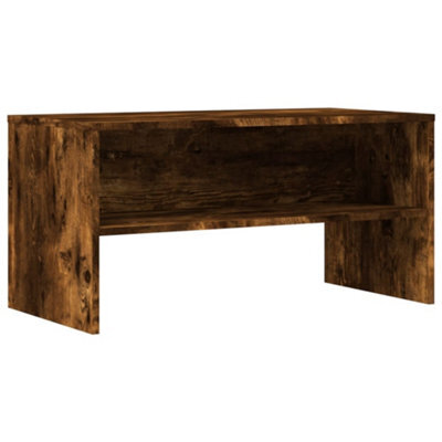 Berkfield Durable Tv Cabinet Smoked Oak 80X40X40 Cm Engineered Wood - image 1