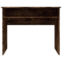Berkfield Desk Smoked Oak 90X50X74 Cm Engineered Wood - thumbnail 4