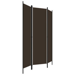 Berkfield 3-Panel Room Divider Brown 150X180 Cm - thumbnail 3