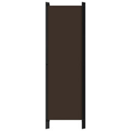 Berkfield 3-Panel Room Divider Brown 150X180 Cm - thumbnail 4