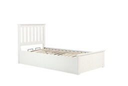 Single White Ottomam Bed 3Ft Storage Bed Frame Birlea Phoenix 90Cm - thumbnail 9