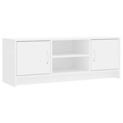 Berkfield Durable Tv Cabinet White 102X30X37.5 Cm Engineered Wood - image 1