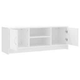 Berkfield Durable Tv Cabinet White 102X30X37.5 Cm Engineered Wood - thumbnail 6