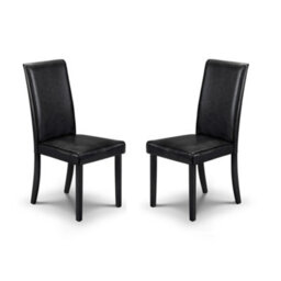 Oakham Kensington Elegant Black Dining Chairs - Set Of 2 - thumbnail 1