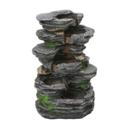 Thehotsale Water Feature Self Containing Feature Fountain Rockery Decoration With Led Light For Garden - thumbnail 4
