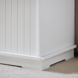 Sobuy Fsr30-W, Hallway Storage Bench Shoe Cabinet With 3 Large Storage Drawers Shoe Rack With Removable Cushion, White - thumbnail 8