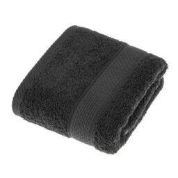 Homescapes Turkish Cotton Black Hand Towel