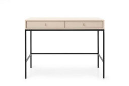 Arte Elegant Mono Desk H780mm W1040mm D500mm In Beige - Stylish Workspace Solution - thumbnail 1