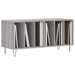 Walplus Record Cabinet Grey Sonoma 100X38X48 Cm Engineered Wood - thumbnail 3