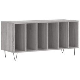 Walplus Record Cabinet Grey Sonoma 100X38X48 Cm Engineered Wood - thumbnail 2