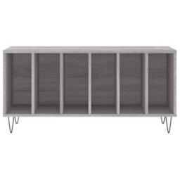 Walplus Record Cabinet Grey Sonoma 100X38X48 Cm Engineered Wood - thumbnail 4