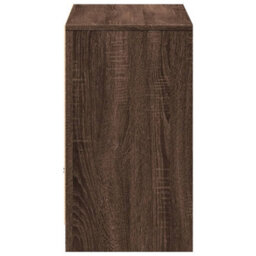 Berkfield Sturdy Tv Cabinet With Led Brown Oak 91X34X61 Cm Engineered Wood - thumbnail 7
