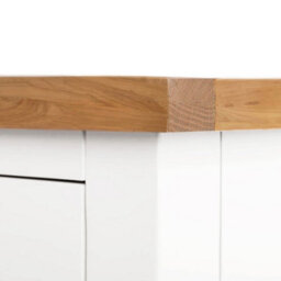 Farro Xl White Bedside Table Fully Assembled - By Roseland Furniture - thumbnail 6