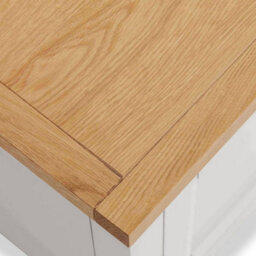 Farro Xl White Bedside Table Fully Assembled - By Roseland Furniture - thumbnail 5
