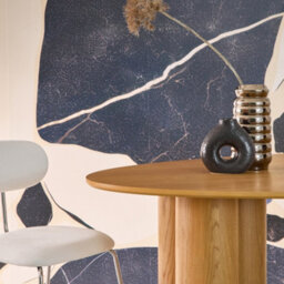 Sweeek - 8-Seater Oval Dining Table Rubberwood And Oak Veneer Natural 220X110X73 Cm - Leonore - thumbnail 5