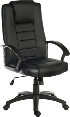 Teknik Executive Chair In Stylish Bonded Leather, With Gas Lift Seat Height Adjustment And Recline Function. - image 1