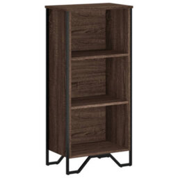 Berkfield Modern Bookcase Brown Oak 50X31X106 Cm Engineered Wood