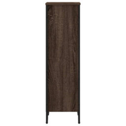 Berkfield Modern Bookcase Brown Oak 50X31X106 Cm Engineered Wood - thumbnail 5