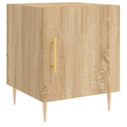 Berkfield Bedside Cabinets 2 Pcs Sonoma Oak 40X40X50 Cm Engineered Wood - thumbnail 5