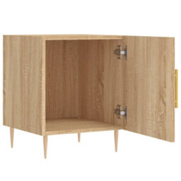 Berkfield Bedside Cabinets 2 Pcs Sonoma Oak 40X40X50 Cm Engineered Wood - thumbnail 8