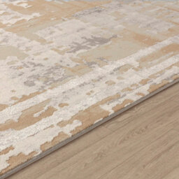 Livabliss Lustro-Abstract Beige Grey Off-White Modern Marble Living Dining Bedroom Rug 120 X 170 Cm Easy Care, Non Shedding - thumbnail 3