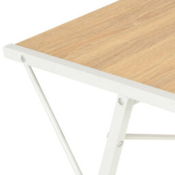 Berkfield Modern Desk With Shelf White And Oak 116X50X93 Cm - thumbnail 6