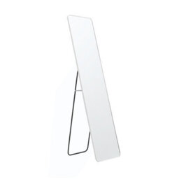 Living And Home Full Length Mirror Freestanding Or Wall Mounted Floor Mirror Rectangle Framed Mirror,white 37 Cm X H 147 Cm - thumbnail 3