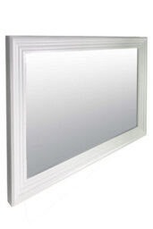 Mirroroutlet New Modern Bright White Wall Mirror 3Ft6 X 2Ft6 (1060 X 756mm) - thumbnail 4