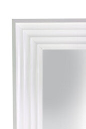 Mirroroutlet New Modern Bright White Wall Mirror 3Ft6 X 2Ft6 (1060 X 756mm) - thumbnail 5